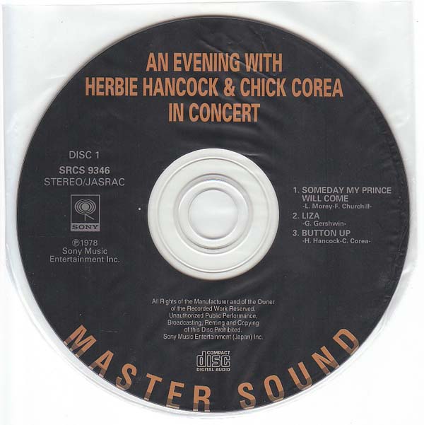 Disc 1, Hancock, Herbie/Corea, Chick - An Evening With.. (In Concert)